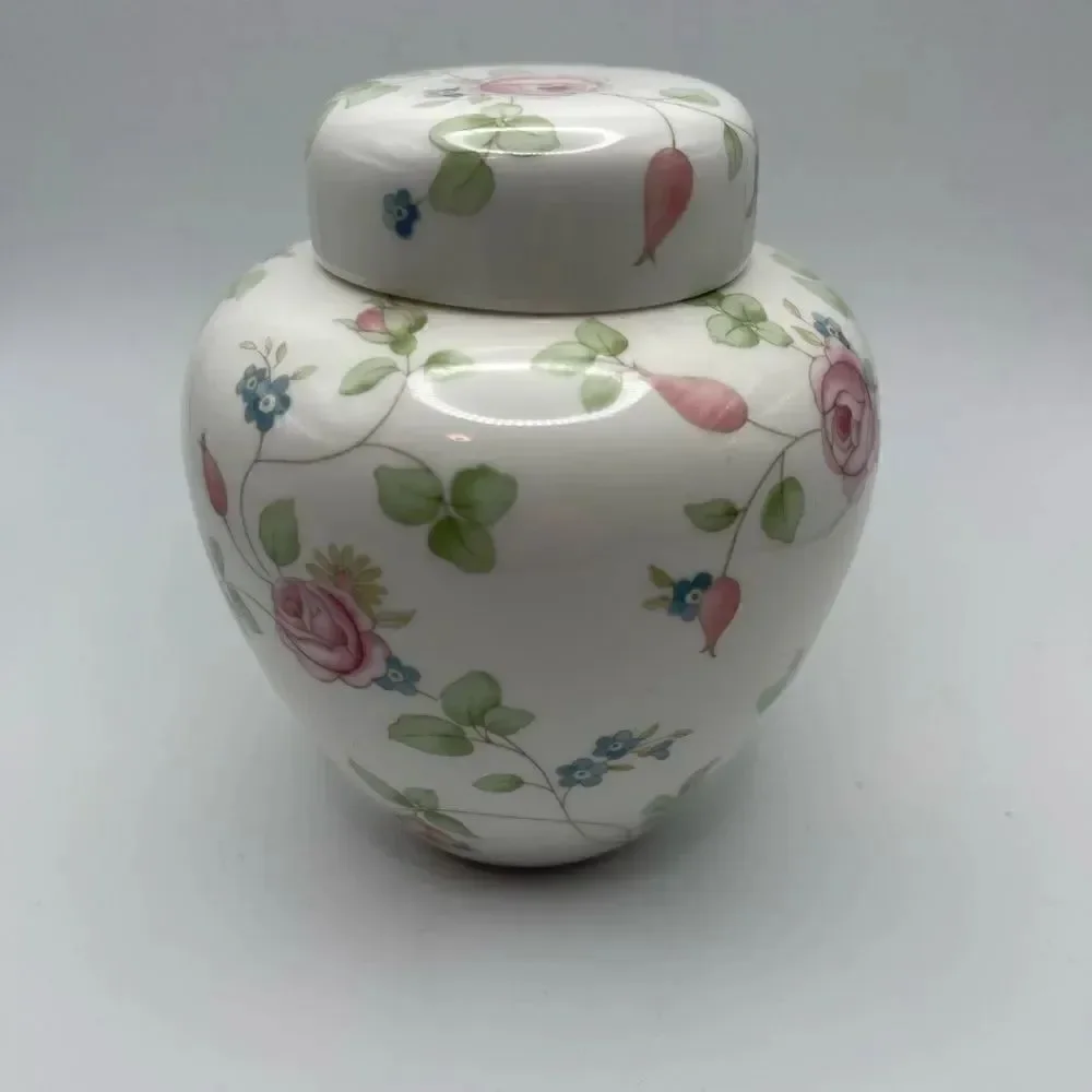 Wedge wood bone China rosehip ginger jar
